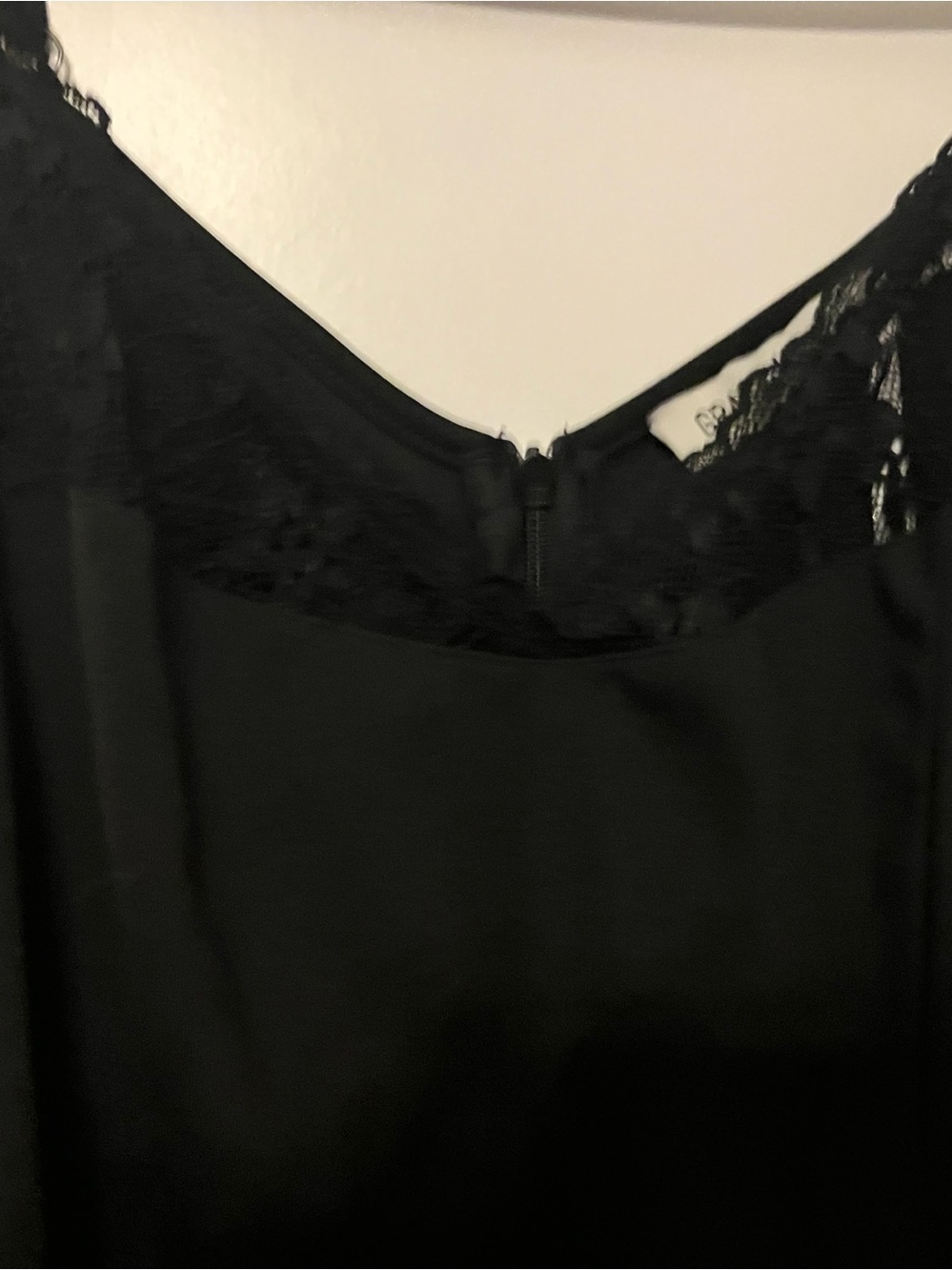 Grace Karin Black Lace Trim Mini Dress